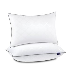 Wellos Pillows Set of 2, Cooling Hotel Quality, Down Alternative Pillow for Back, Stomach or Side Sleepers